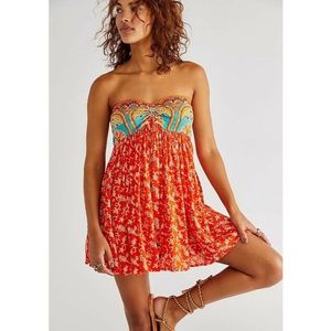 Free People Elowen Tube Strapless Romper Size M
